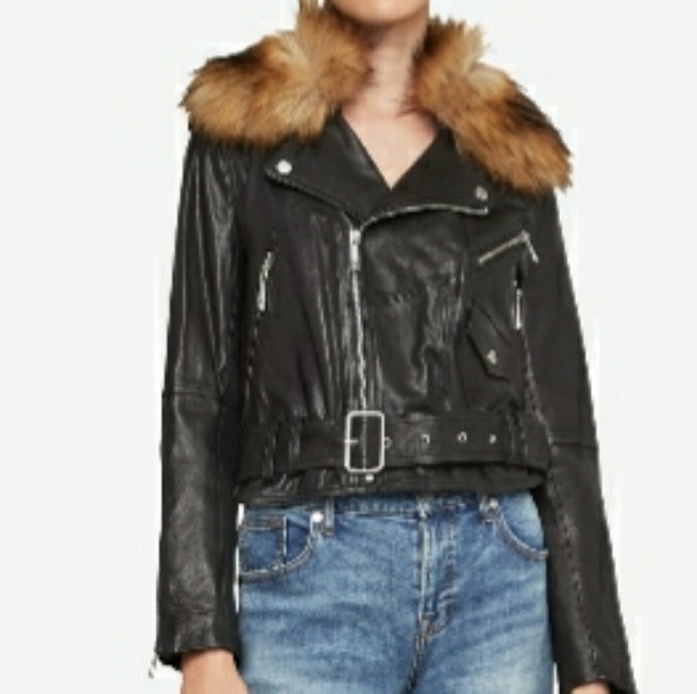 BCBG Leather Jacket